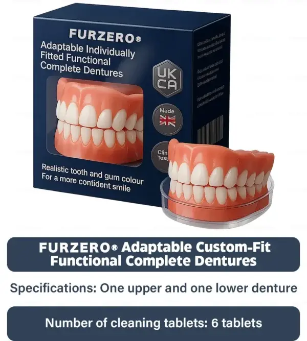 Furzero® Adaptable Custom-Fit Functional Complete Dentures