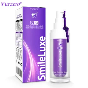 Furzero® Colour Corrector Serum – 🧑⚕️ FDA Certified Enamel-Safe Teeth Whitening & Stain Removal for Sensitive Teeth💜💜
