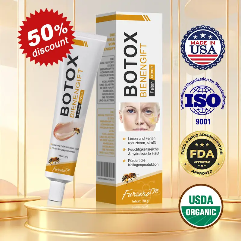 🎈👨⚕️Made and Shipped from the USA ✅Furzero™ Botox Bee Venom Wrinkle Removal Cream-Last Day Promotion 70% OFF