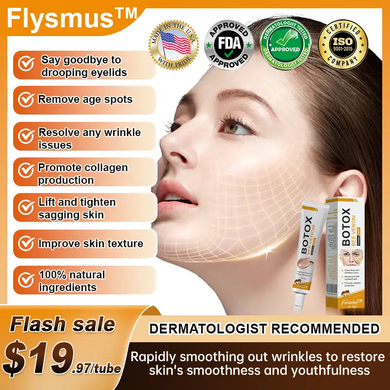 🎈👨⚕️Made and Shipped from the USA ✅Furzero™ Botox Bee Venom Wrinkle Removal Cream-Last Day Promotion 70% OFF