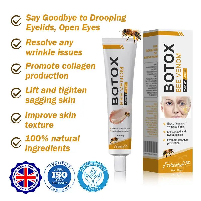 ✨👩⚕️MHRA Approved✨Furzero™ Botox Bee Venom Wrinkle Removal Cream-Last Day Promotion 70% OFF